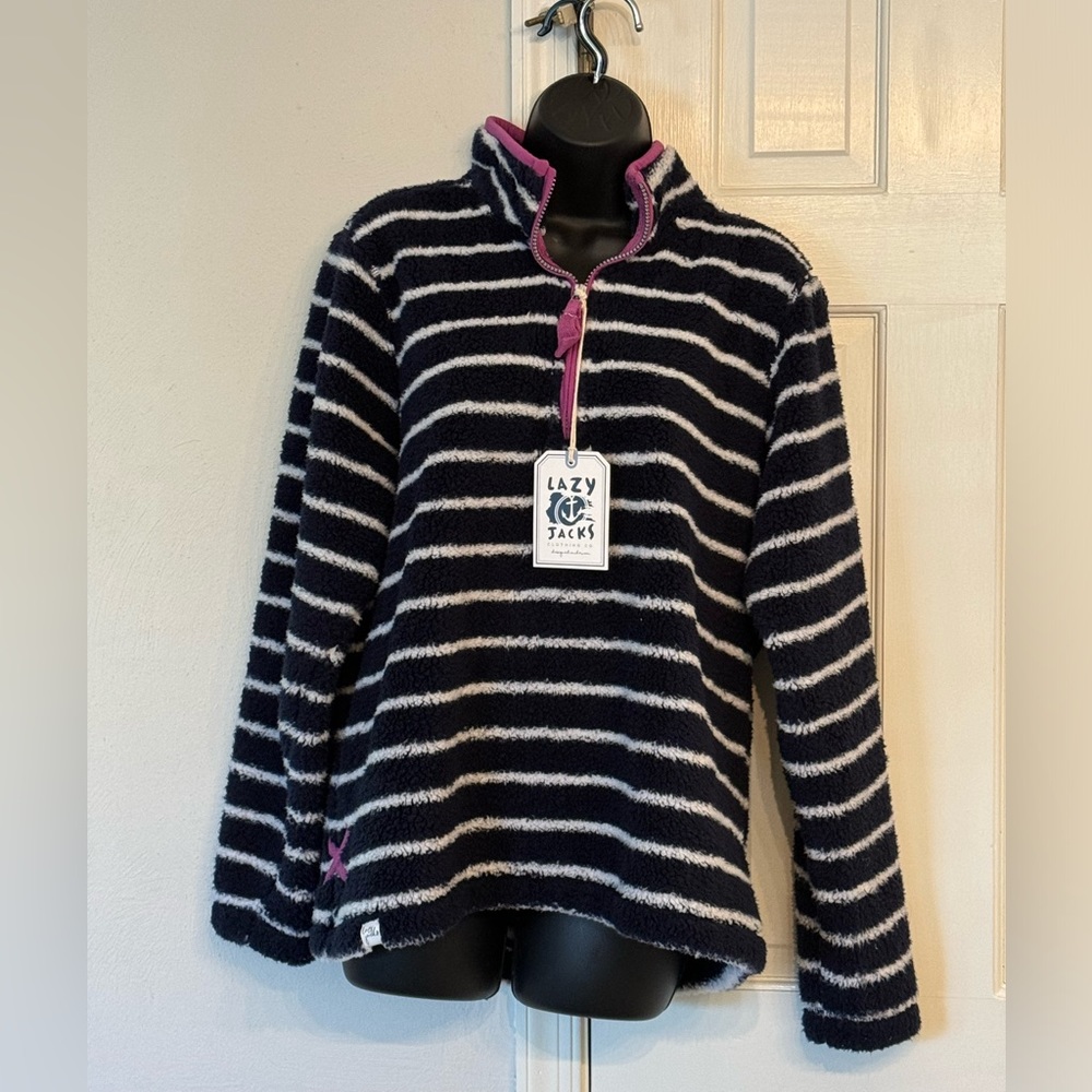 Lazy Jacks Co UK Sherpa half zip